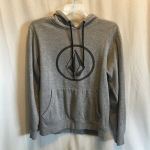 Volcom Stone Hooded Sweatshirt Grey Size Small